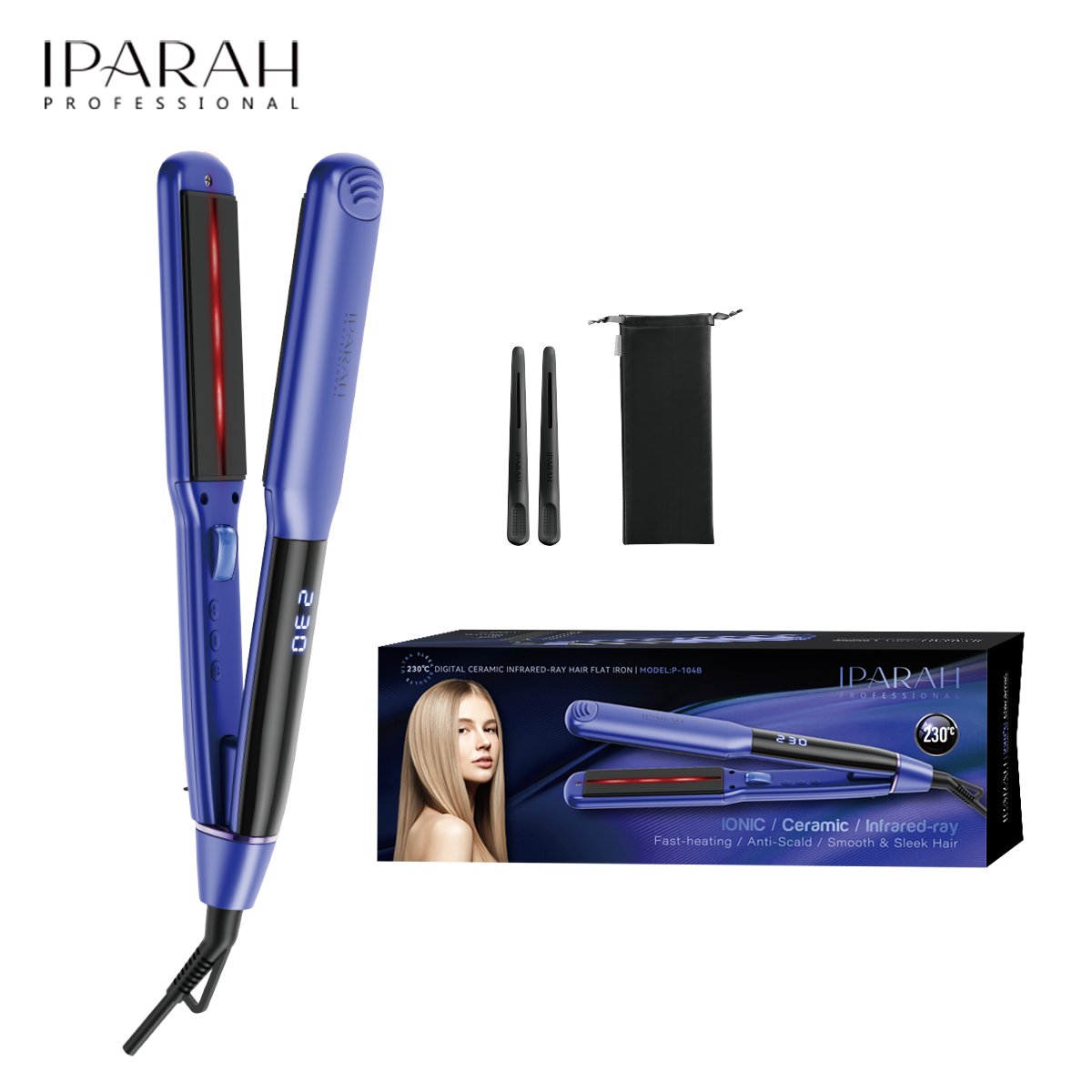 P-104 Hair Straightener Buy Iparah Professional