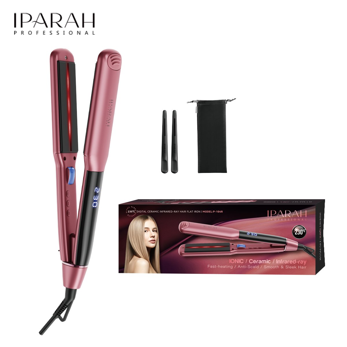 P-104 R Hair Straightener Buy Iparah Professional