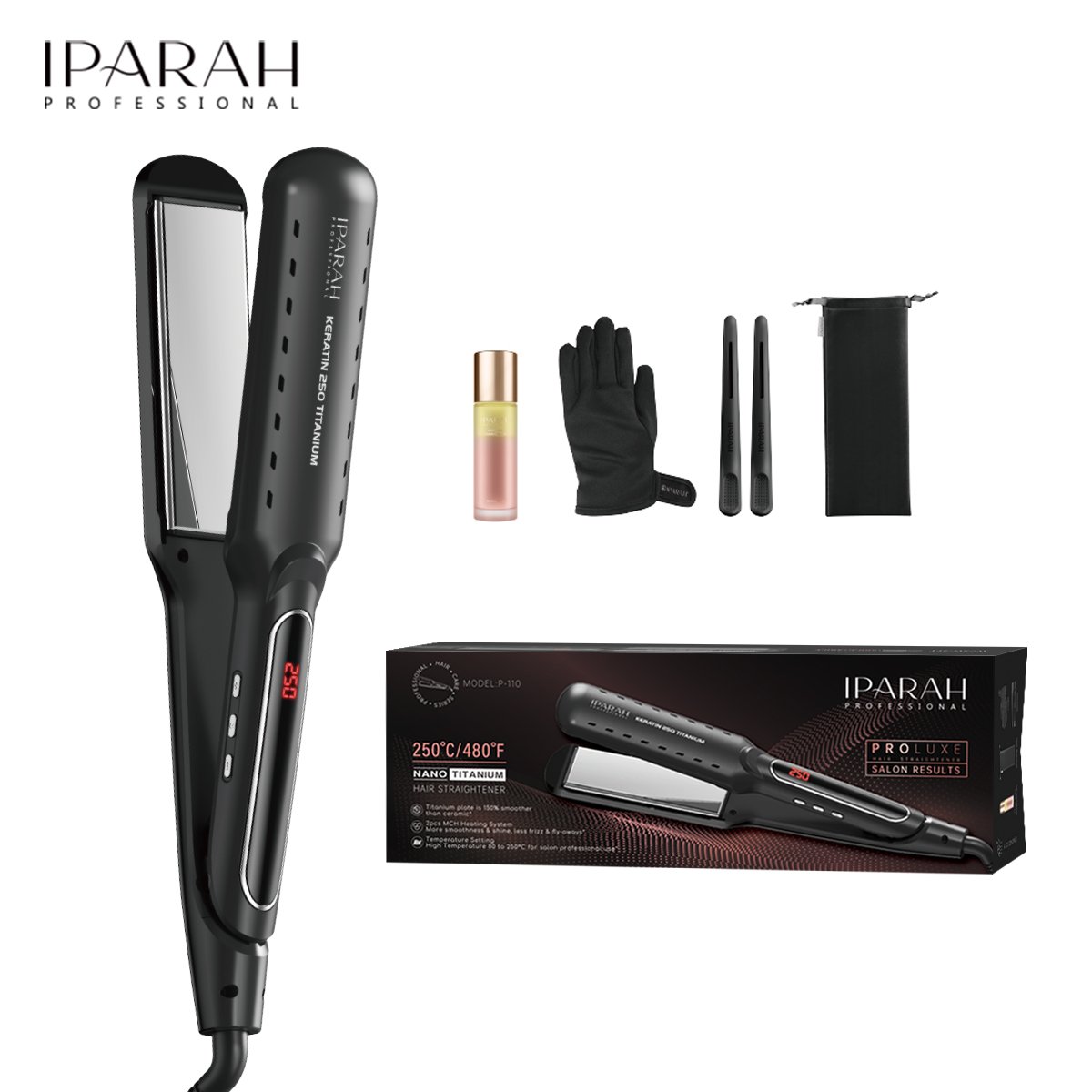 P-110 Hair Straightener Buy Iparah Professional