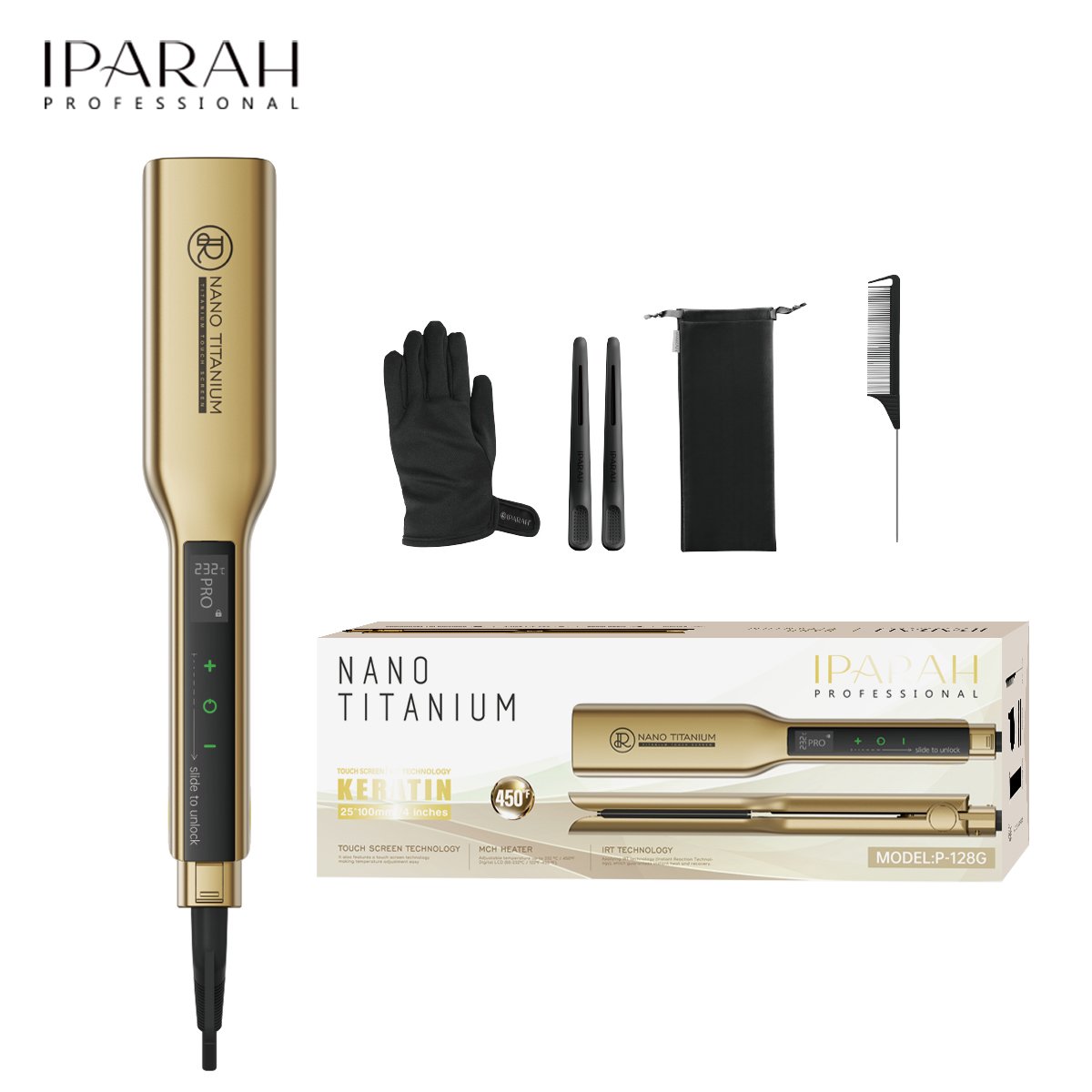 P-128 G Hair Straightener Buy Iparah Professional