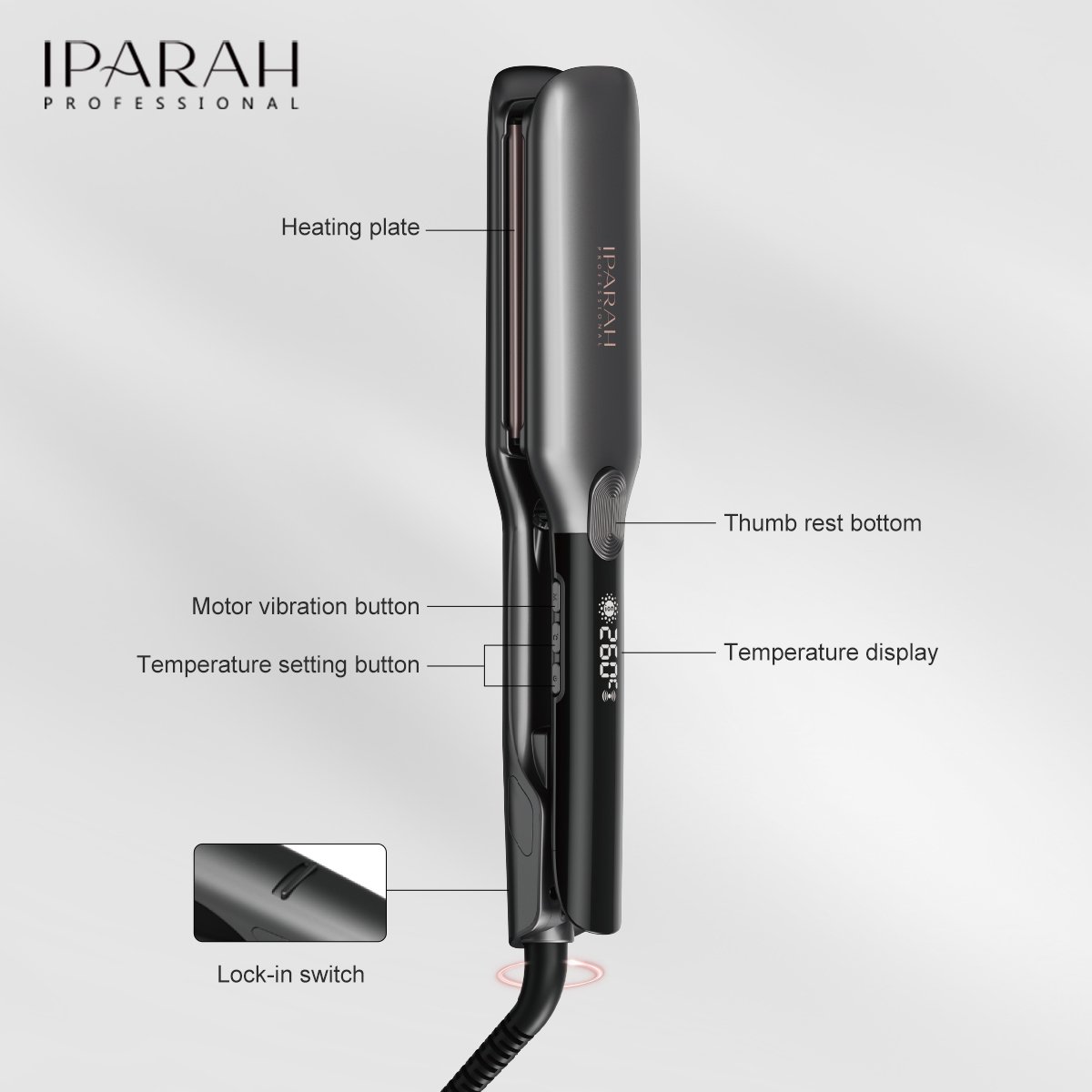 P-113 Hair Straightener Buy iparah professional 2