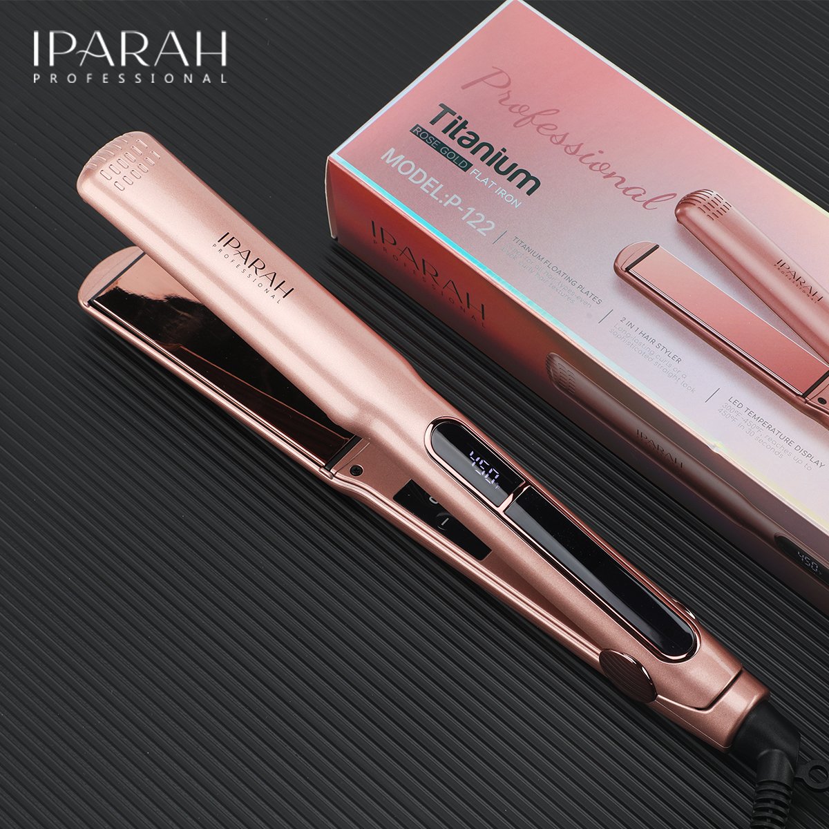 P-122 Hair Straightener Buy Iparah professional 2