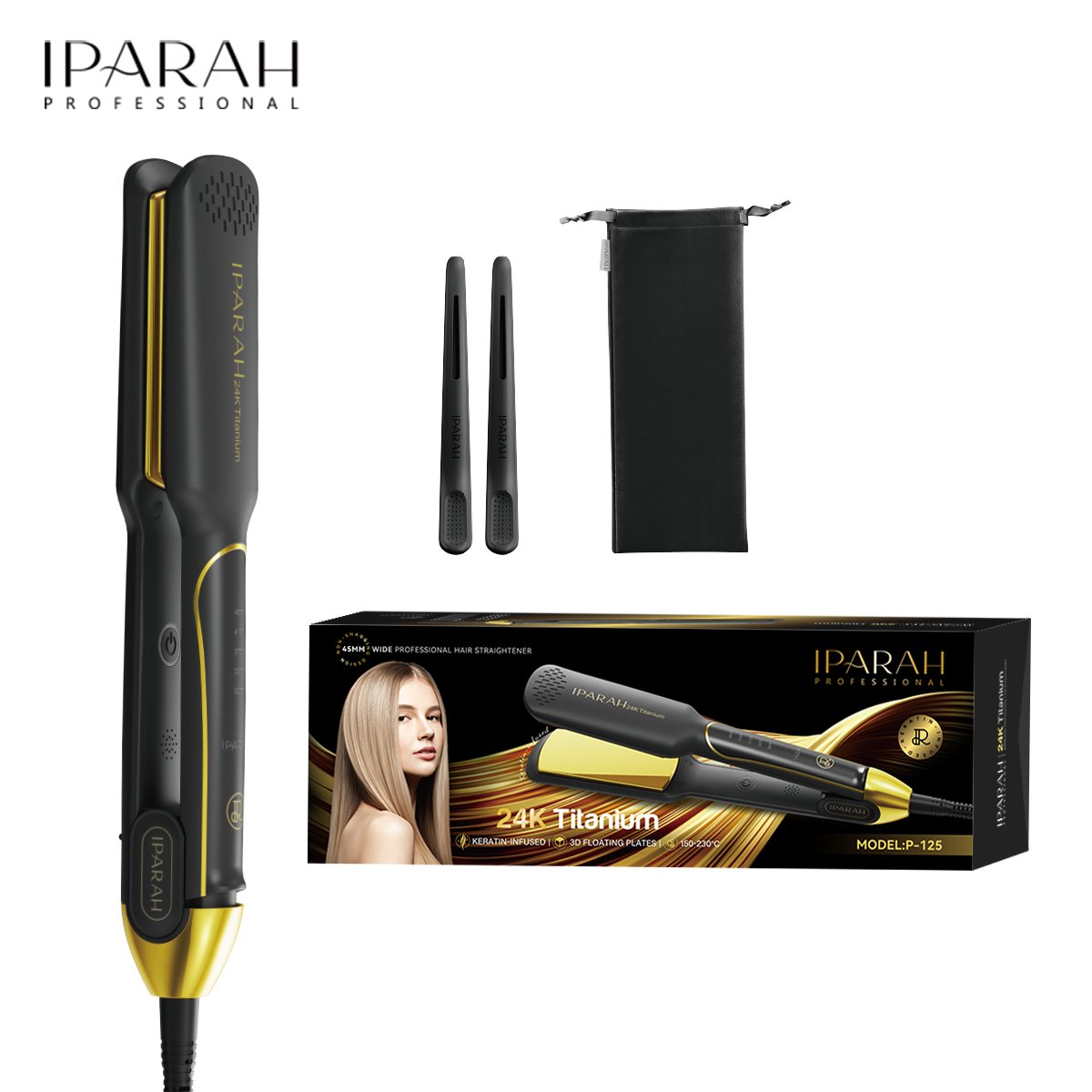 P-125 Hair Straightener buy iparah professional