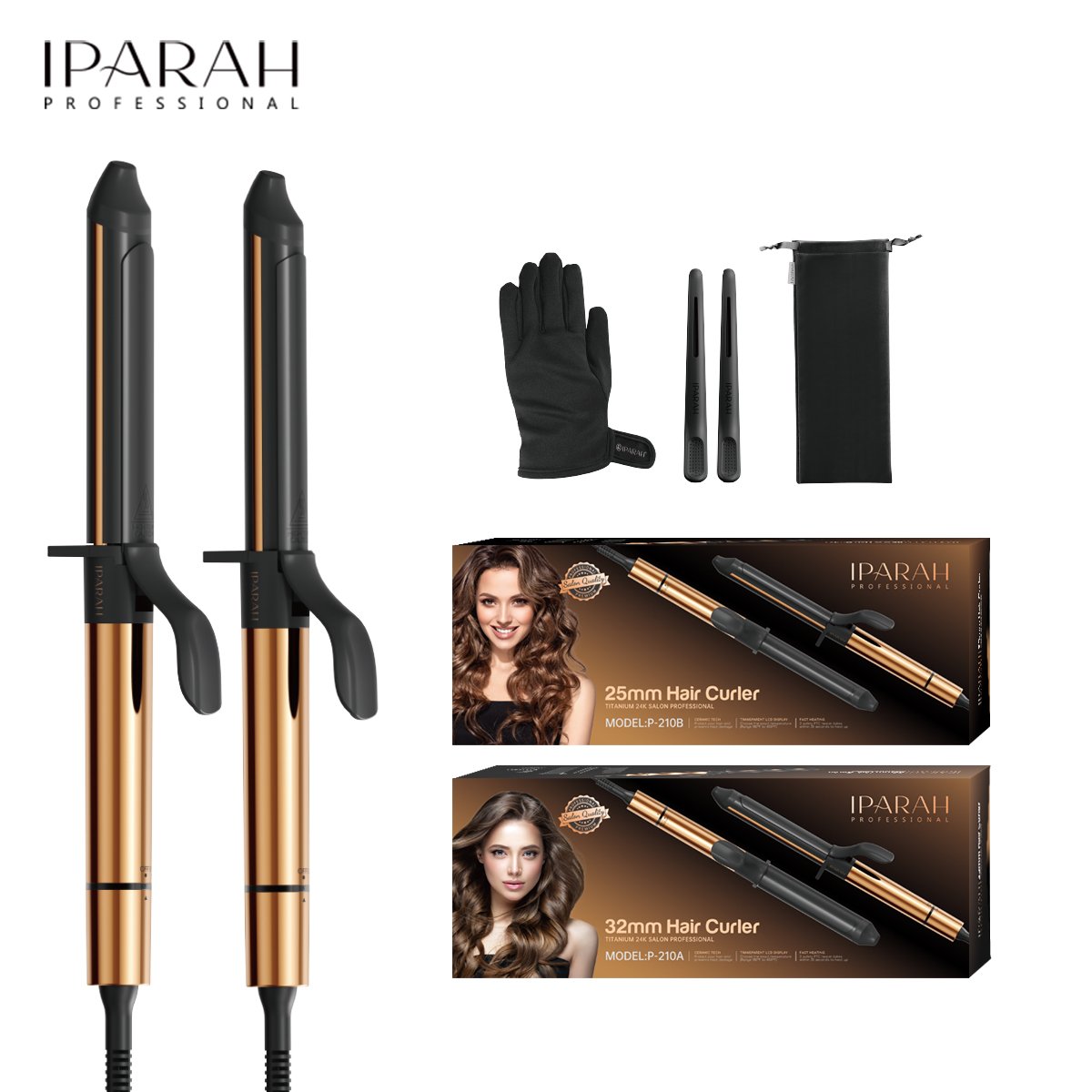 P-210 Hair Curling Iron buy iparah professional 1