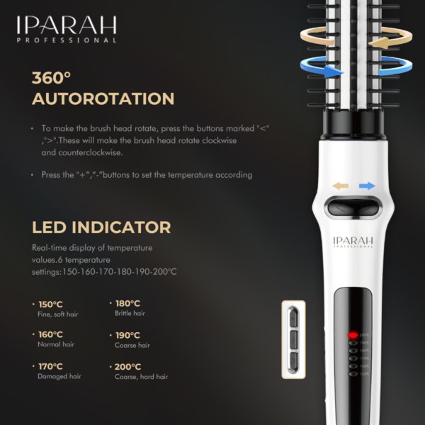 P-280 W Hair Curling Iron buy iparah professional 4