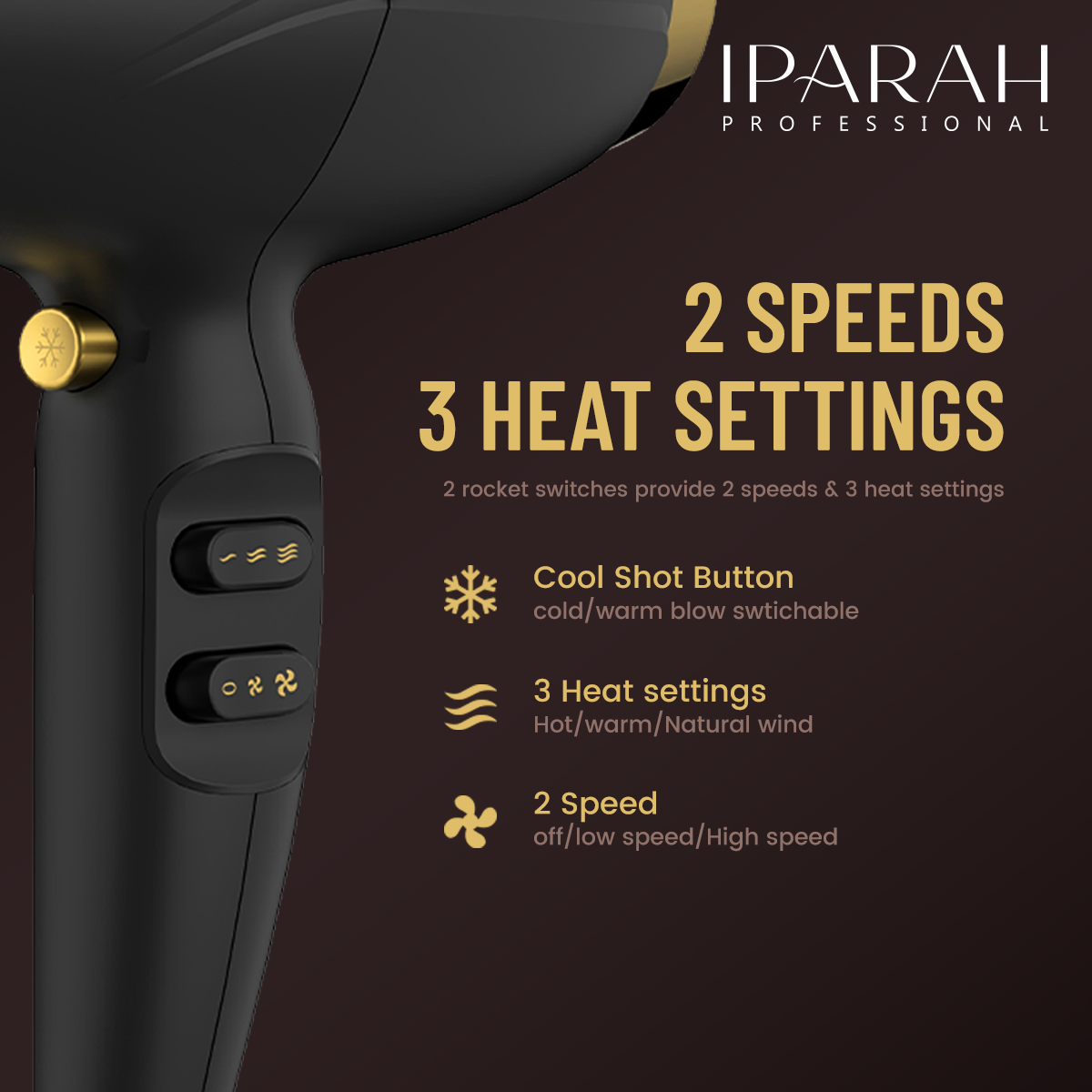 P-340 Hair Dryer & Hot Air Styler 3