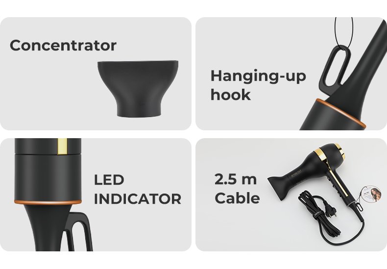 P-342 Hair Dryer & Hot Air Styler buy iparah professional 6