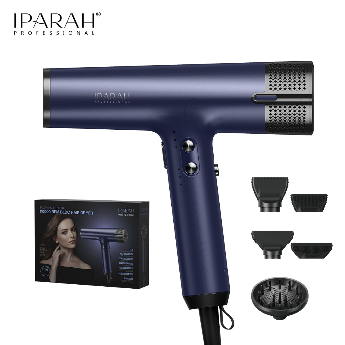 P-390 B Hair Dryer & Hot Air Styler 1