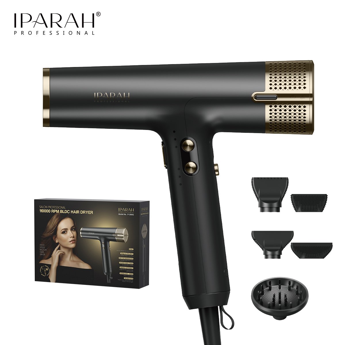 P-390 G Hair Dryer & Hot Air Styler