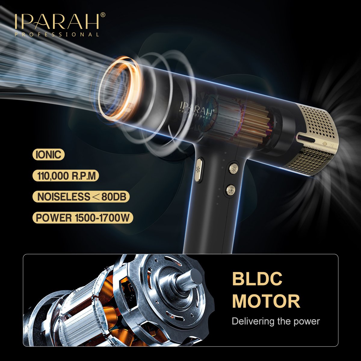 P-390 G Hair Dryer & Hot Air Styler 1