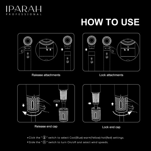 P-500 G & W Hair Dryer & Hot Air Styler 2