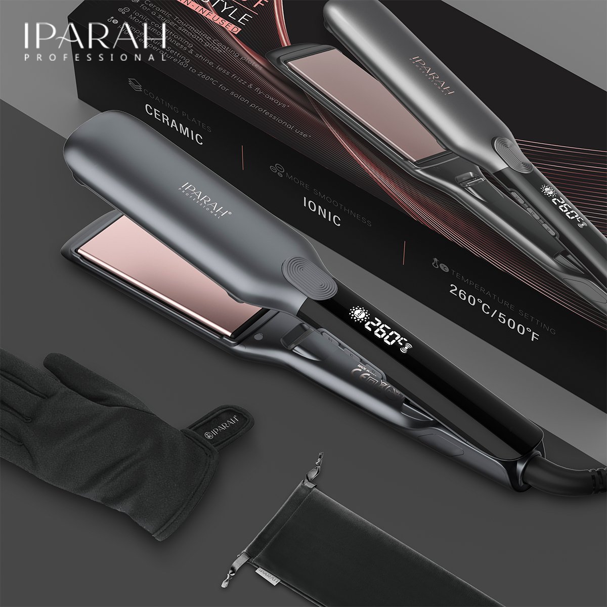 P-113 Hair Straightener Buy iparah professional 4