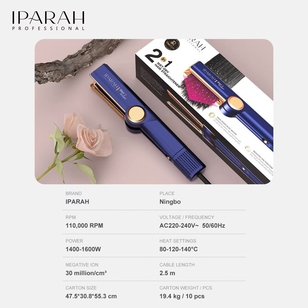 P-098 Hair Straightener buy iparah professional now 5
